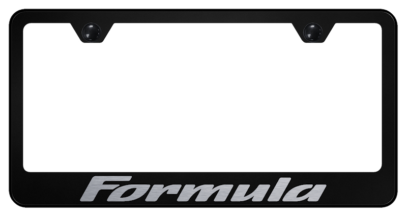 Formula Stainless Steel Frame - Laser Etched Black