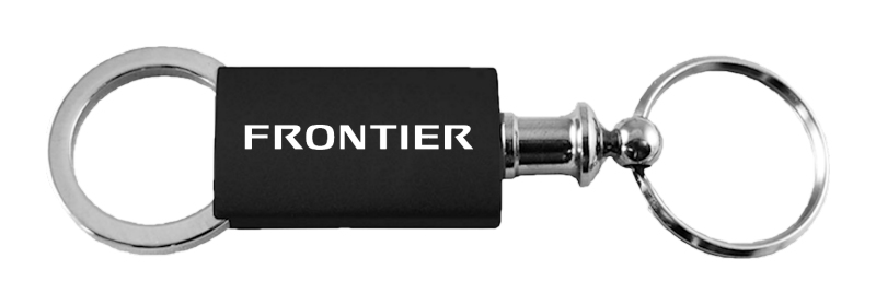 Frontier Anodized Aluminum Valet Key Fob - Black