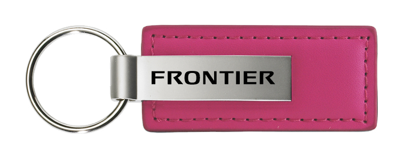 Frontier Leather Key Fob - Pink