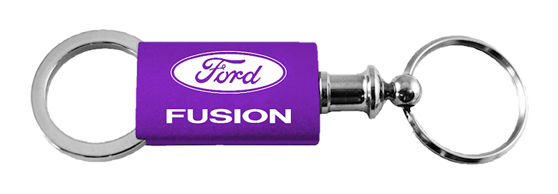 Fusion Anodized Aluminum Valet Key Fob - Purple