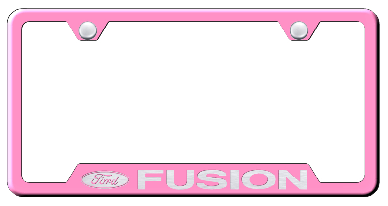 Fusion Cut-Out Frame - Laser Etched Pink
