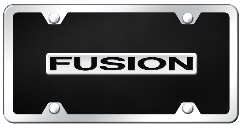 Fusion Name Acrylic Kit - Chrome on Black