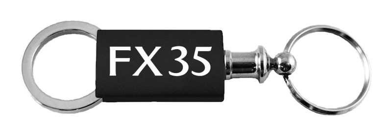 FX35 Anodized Aluminum Valet Key Fob - Black