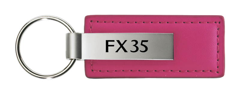 FX35 Leather Key Fob - Pink