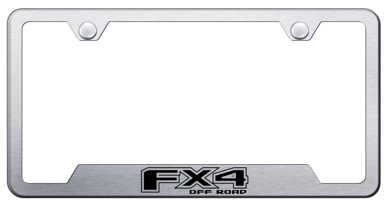 FX4 Cut-Out Frame - Laser Etched Brushed