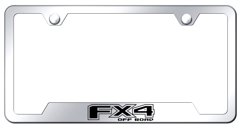FX4 Cut-Out Frame - Laser Etched Mirrored