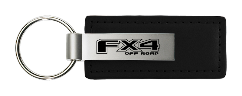 FX4 Leather Key Fob - Black