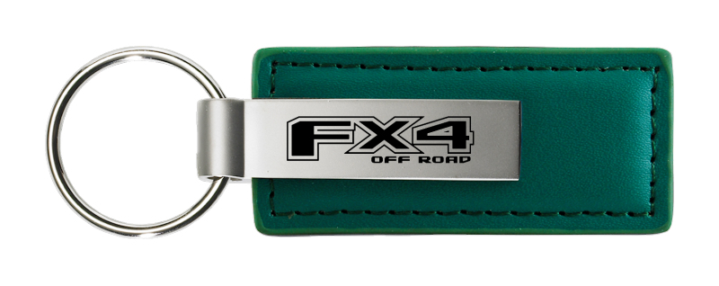 FX4 Leather Key Fob - Green