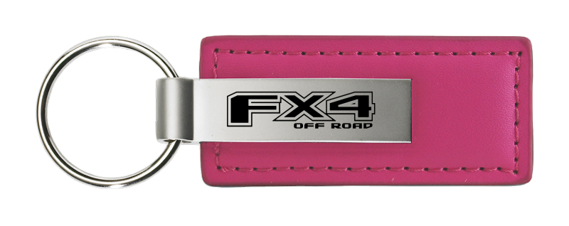 FX4 Leather Key Fob - Pink
