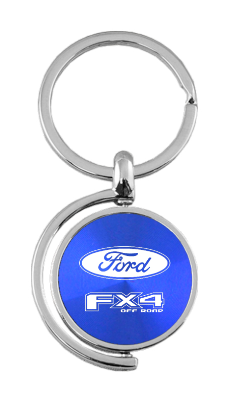FX4 Spinner Key Fob - Blue