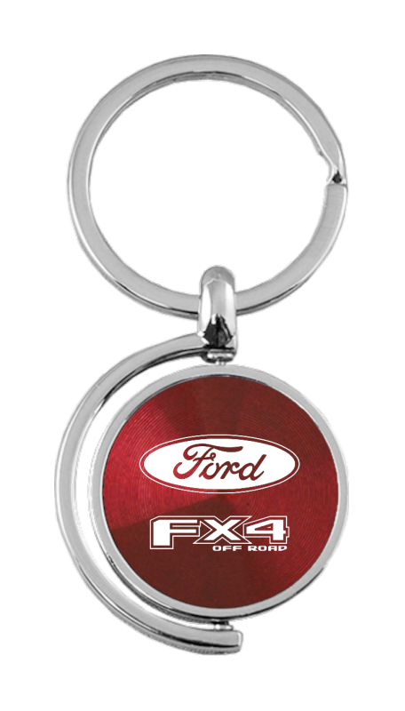FX4 Spinner Key Fob - Burgundy