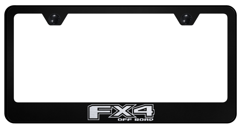 FX4 Stainless Steel Frame - Laser Etched Black