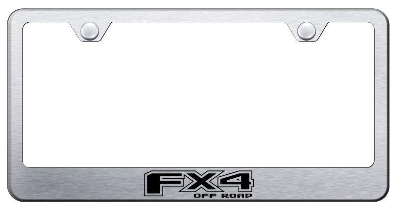 FX4 Stainless Steel Frame - Laser Etched Brushed