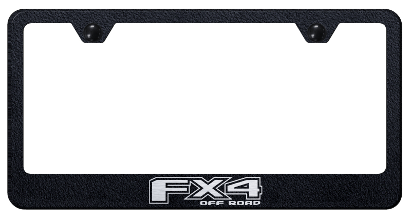 FX4 Stainless Steel Frame - Laser Etched Rugged Black
