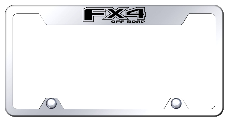 FX4 Steel Truck Cut-Out Frame - Laser Etched Mirrored