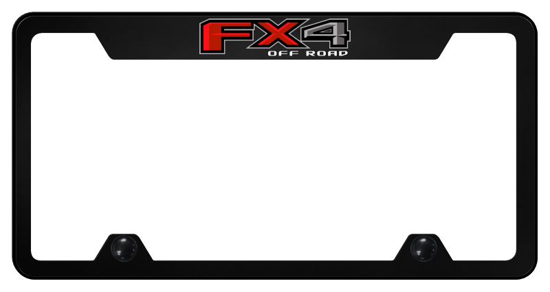 FX4 Steel Truck Cut-Out Frame - UV Print on Black