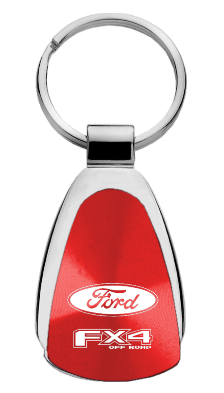 FX4 Teardrop Key Fob - Red