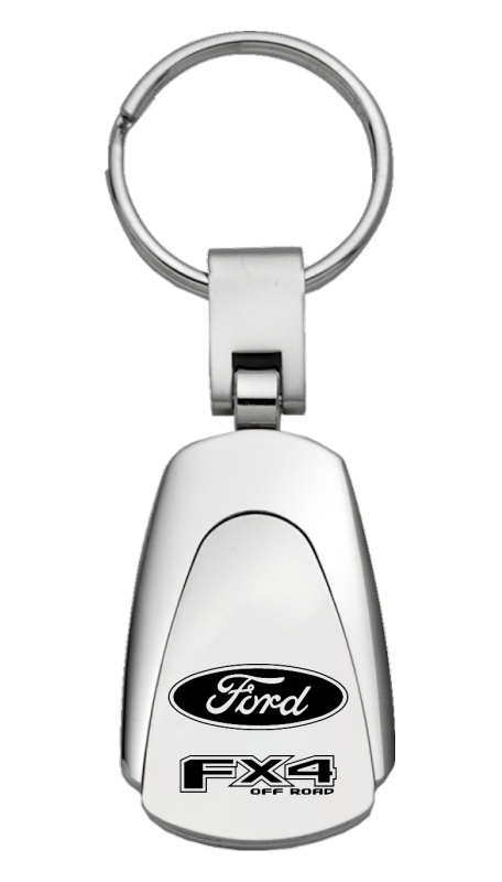 FX4 Teardrop Key Fob - Silver