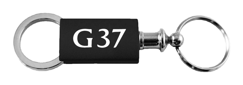 G37 Anodized Aluminum Valet Key Fob - Black