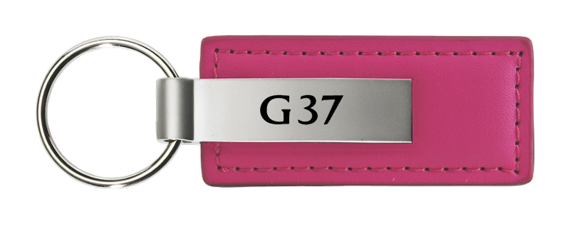 G37 Leather Key Fob - Pink