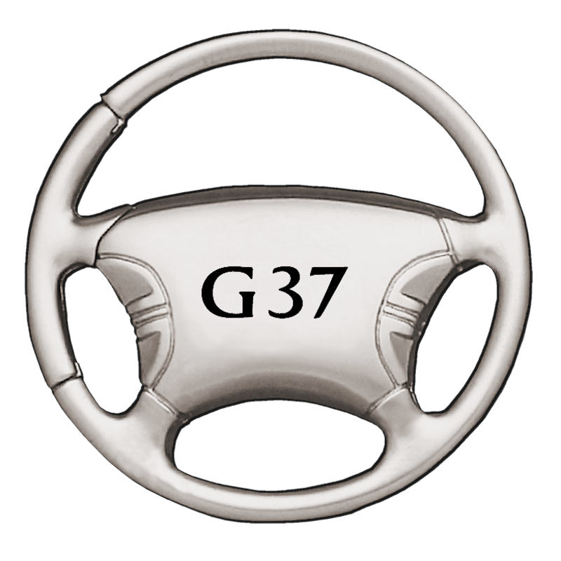 G37 Steering Wheel Key Fob - Silver