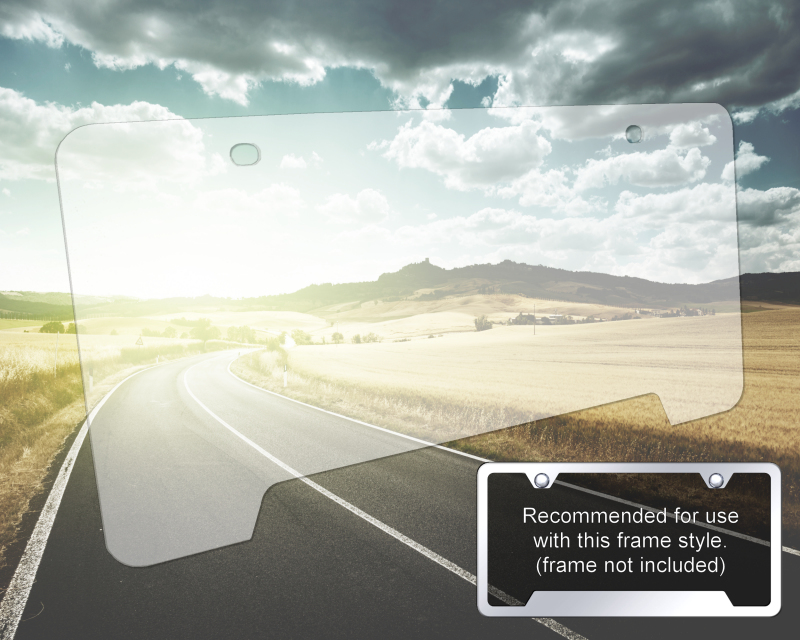 GF Style Non-Glare Plexiglas Shield - UV Protection - Clear