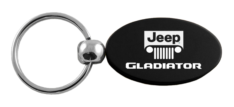 Gladiator Oval Key Fob - Black