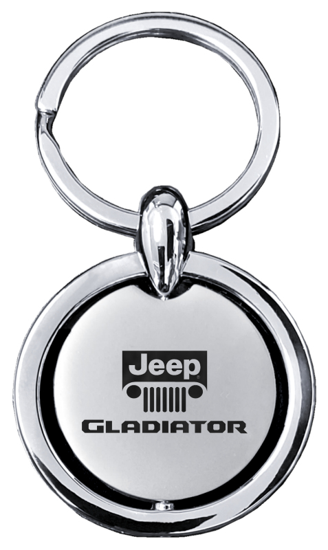 Gladiator Revolver Key Fob - Silver