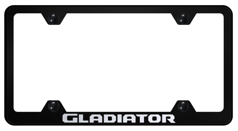 Gladiator Steel Wide Body Frame - Laser Etched Black