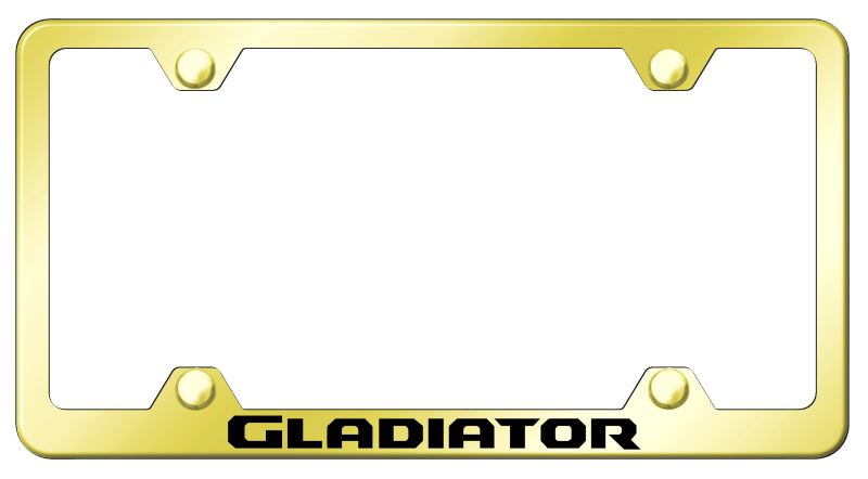 Gladiator Steel Wide Body Frame - Laser Etched Gold