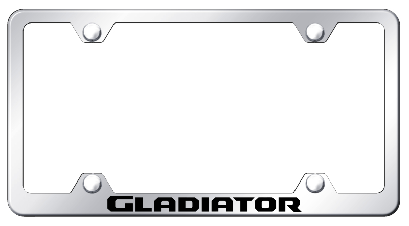Gladiator Steel Wide Body Frame - Laser Etched Mirrored