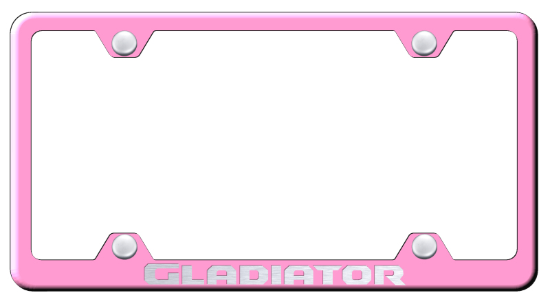 Gladiator Steel Wide Body Frame - Laser Etched Pink