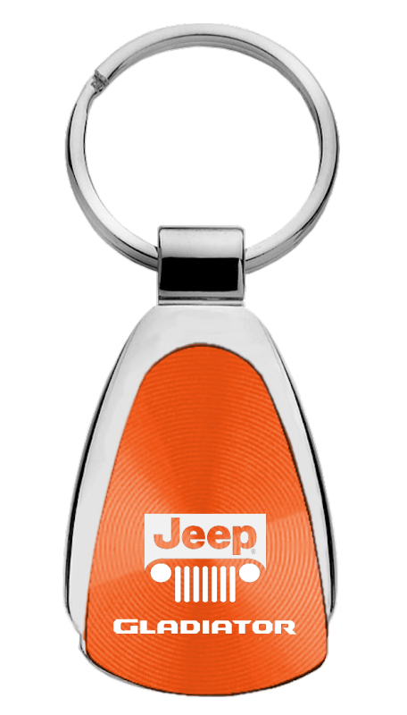 Gladiator Teardrop Key Fob - Orange