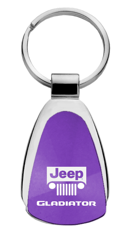 Gladiator Teardrop Key Fob - Purple