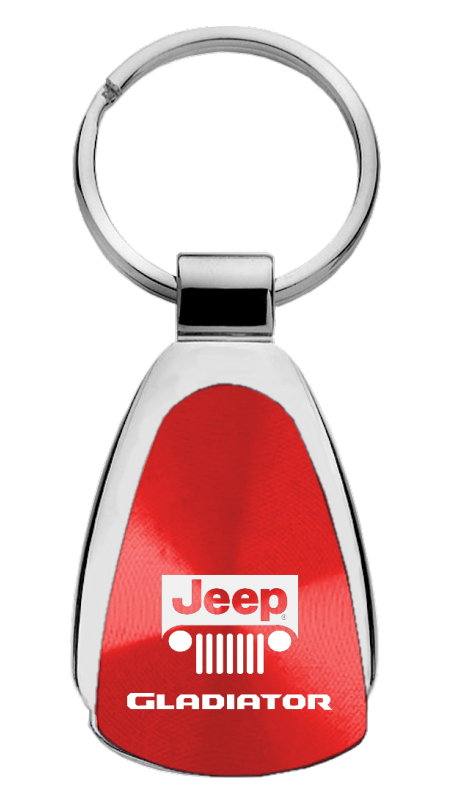Gladiator Teardrop Key Fob - Red
