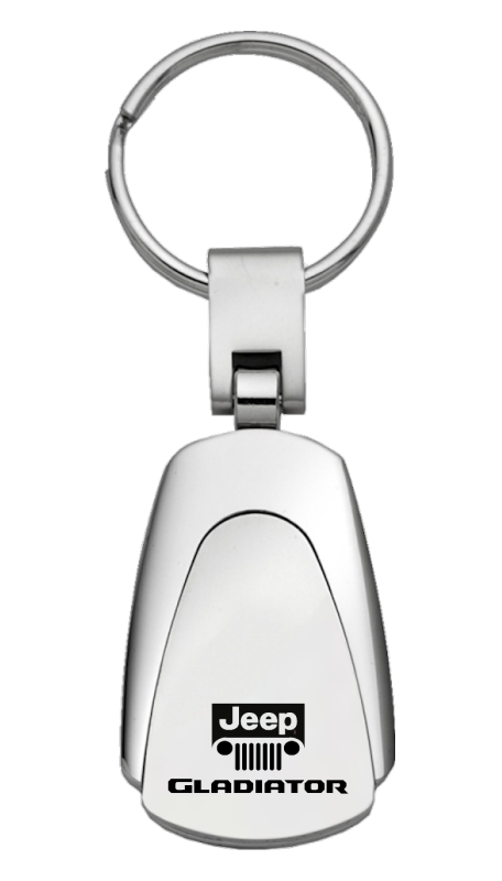 Gladiator Teardrop Key Fob - Silver