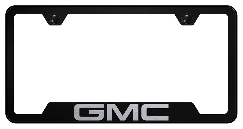 GMC Cut-Out Frame - Laser Etched Black