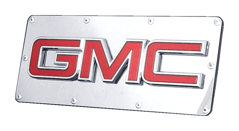 GMC OEM Class III Trailer Hitch Plug - Chrome on Mirrored