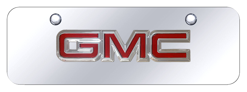 GMC OEM Mini Plate - Chrome on Mirrored