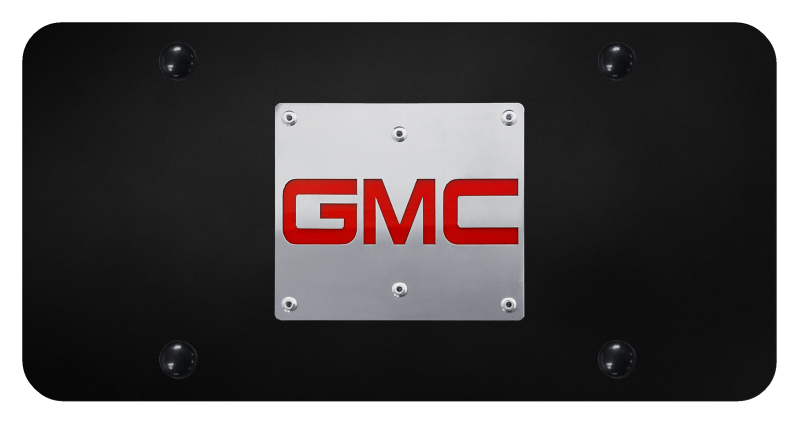 GMC (Only) License Plate - Brushed on Black