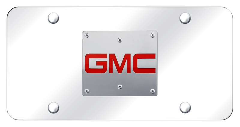 GMC (Only) License Plate - Brushed on Mirrored
