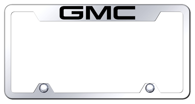 GMC Steel Truck Cut-Out Frame - Laser Etched Mirrored