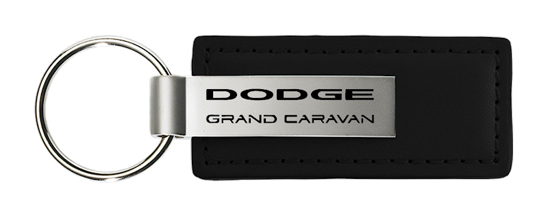 Grand Caravan Leather Key Fob - Black