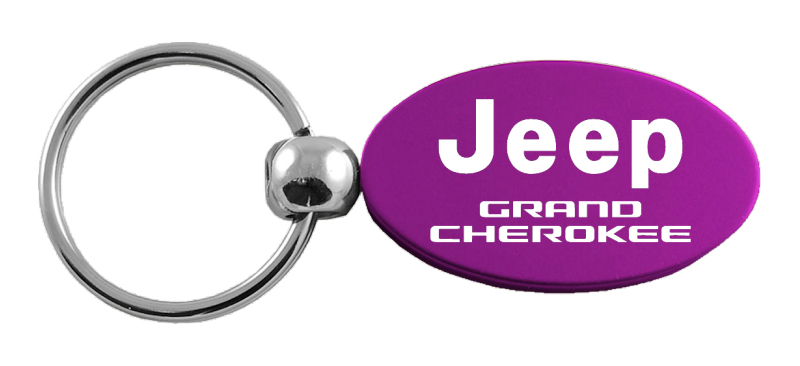 Grand Cherokee Oval Key Fob - Purple