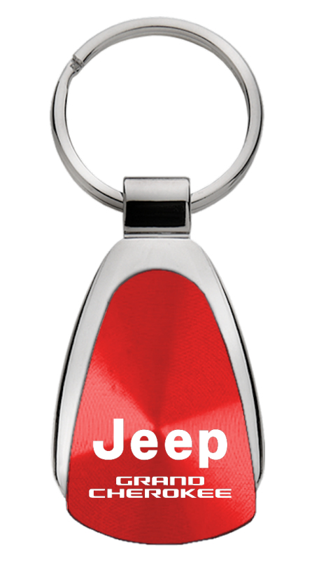 Grand Cherokee Teardrop Key Fob - Red