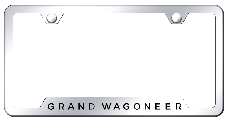 Grand Wagoneer Cut-Out Frame - Laser Etched Mirrored