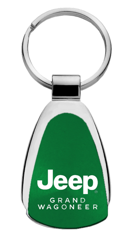 Grand Wagoneer Teardrop Key Fob - Green
