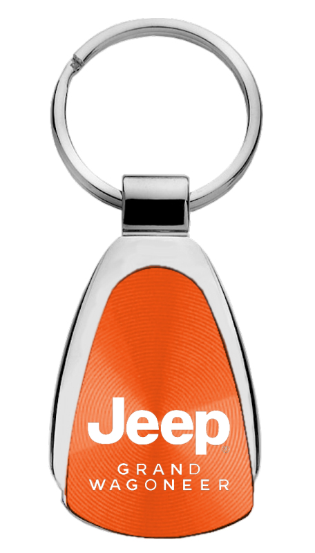 Grand Wagoneer Teardrop Key Fob - Orange