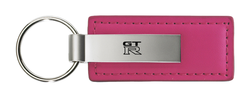 GTR Leather Key Fob - Pink
