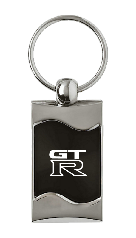 GTR Rectangular Wave Key Fob - Black